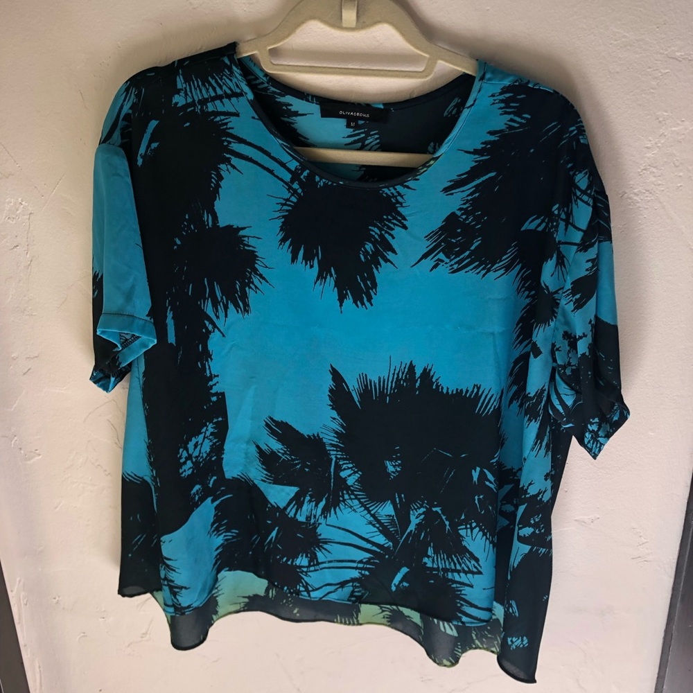 Olivacious Flowey Blouse